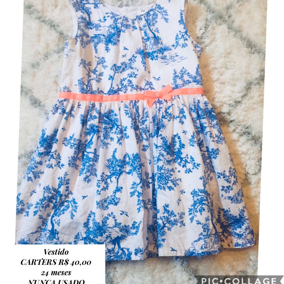 vestidos carters 24 meses