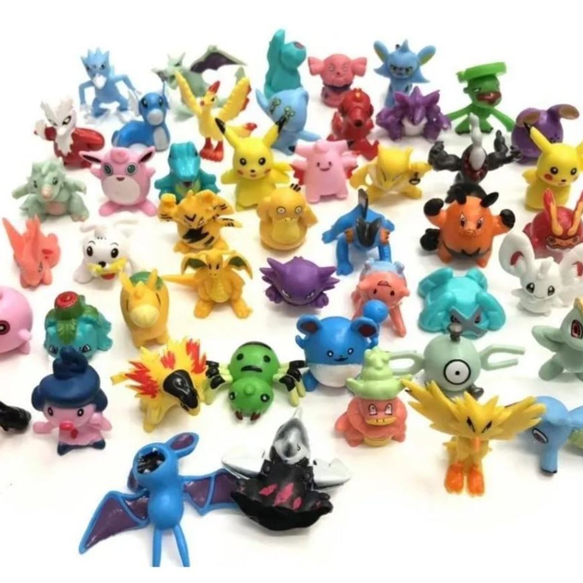 Kit 48 Pokemon Miniaturas Sortidas Brinquedo Pikachu