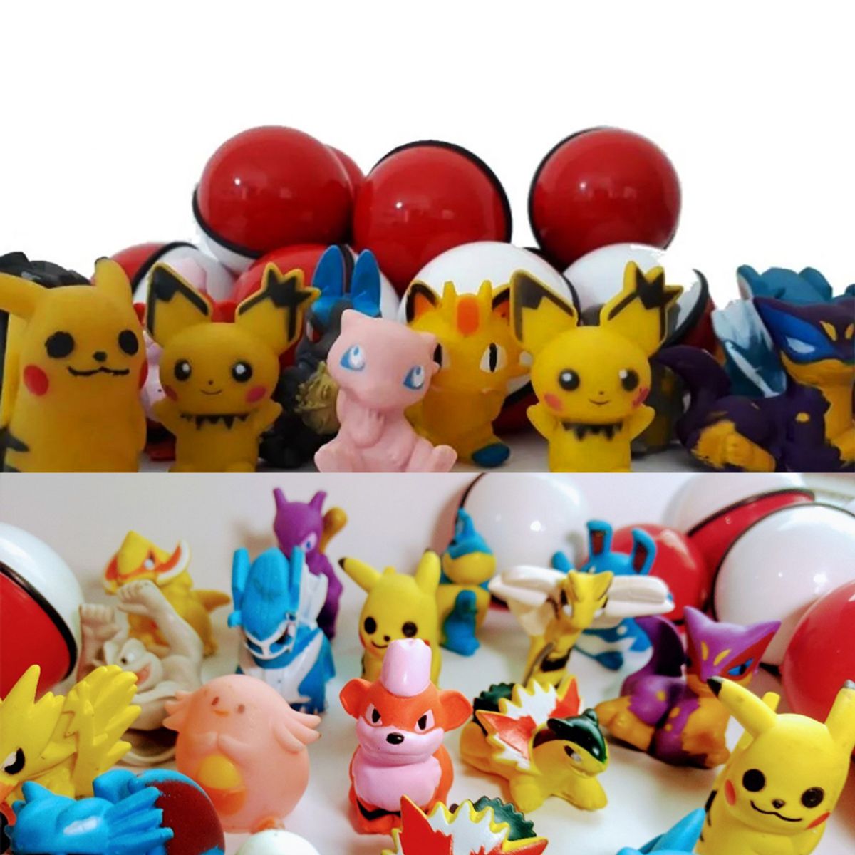 Kit 100 Miniaturas Pokémon e 100 Pokebolas 5 Cm Brinquedo | Nunca Usado  69076224 | enjoei