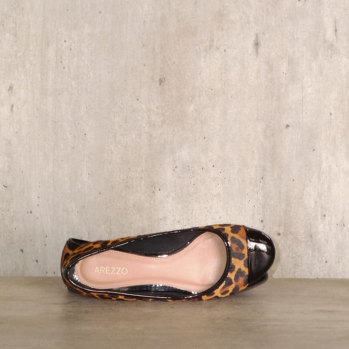 sapatilha animal print arezzo