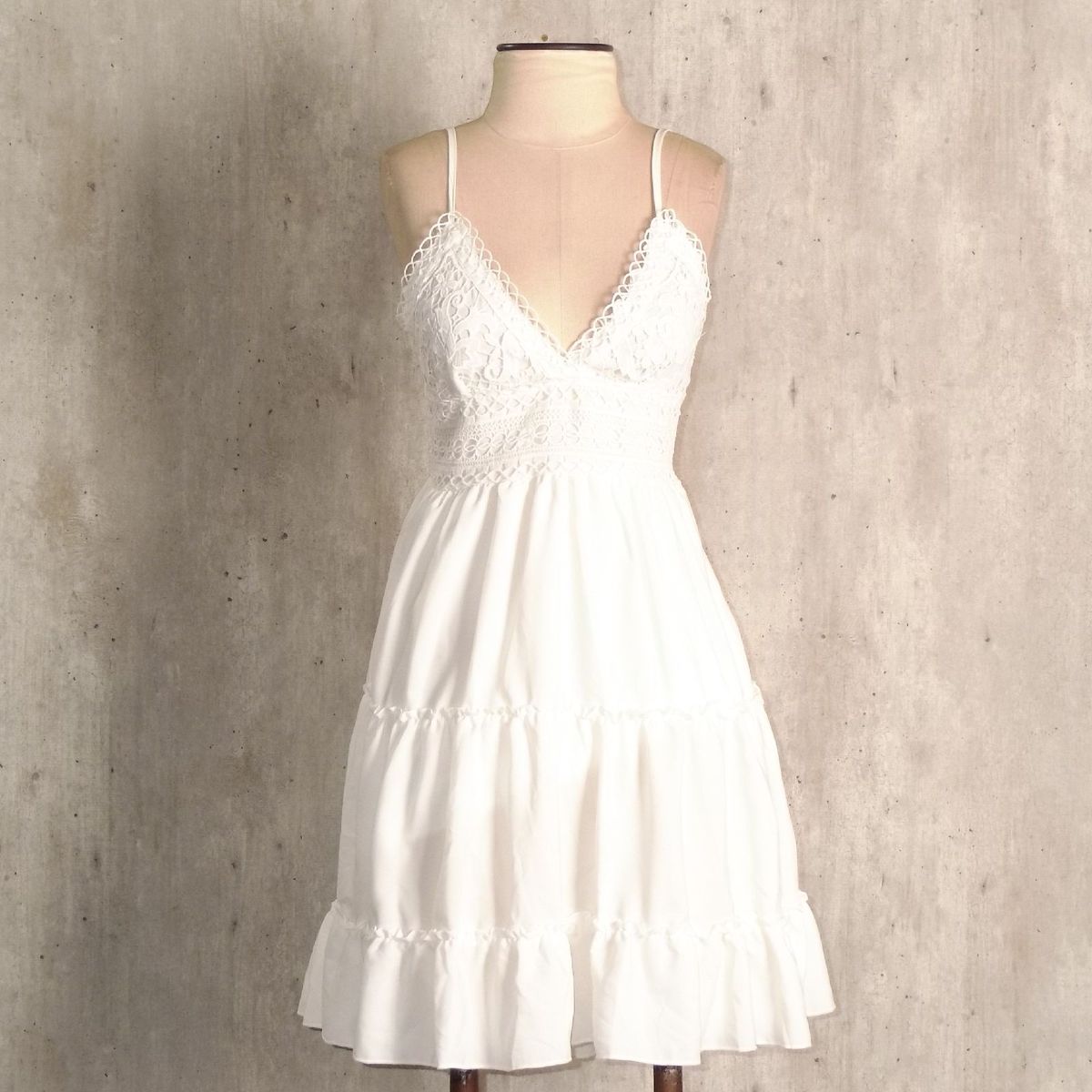 vestido branco leve