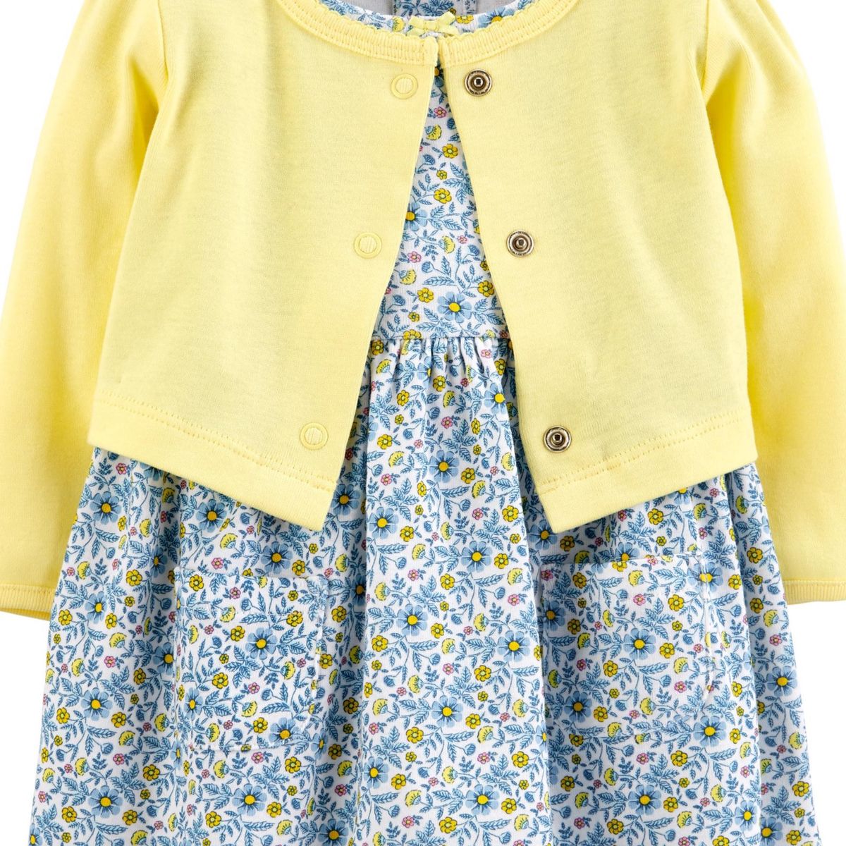 Carters yellow 2024 floral dress