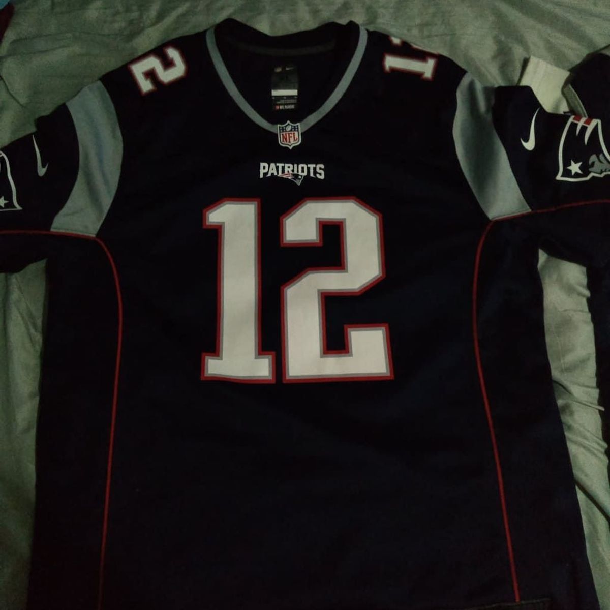 camisa futebol americano nike new england patriots masculina