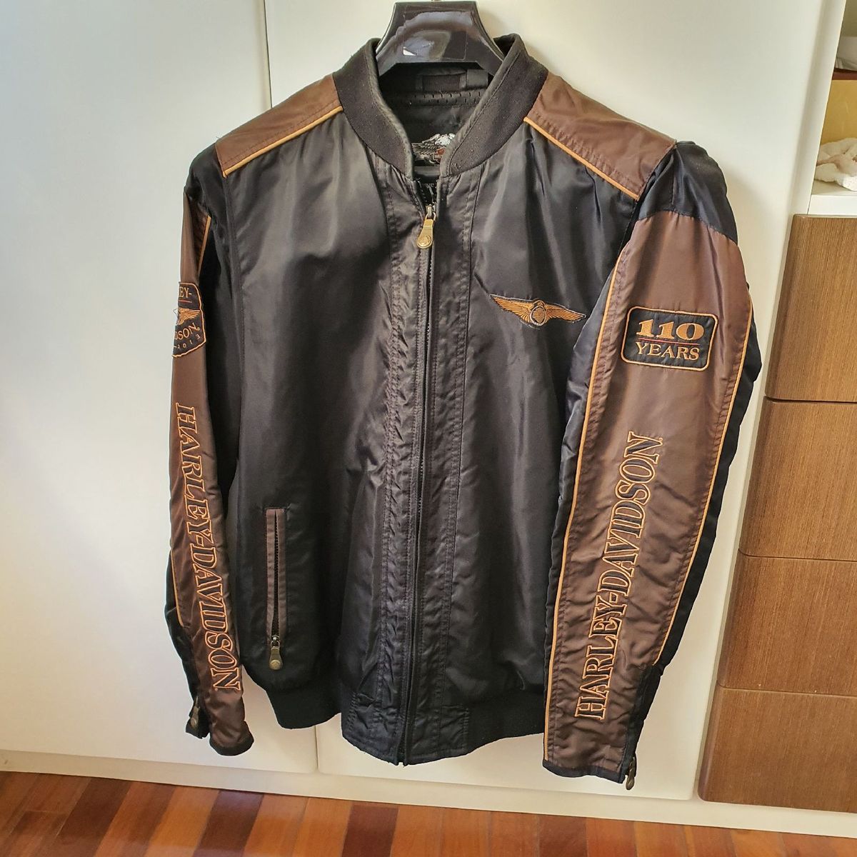 jaqueta harley davidson 110 anos