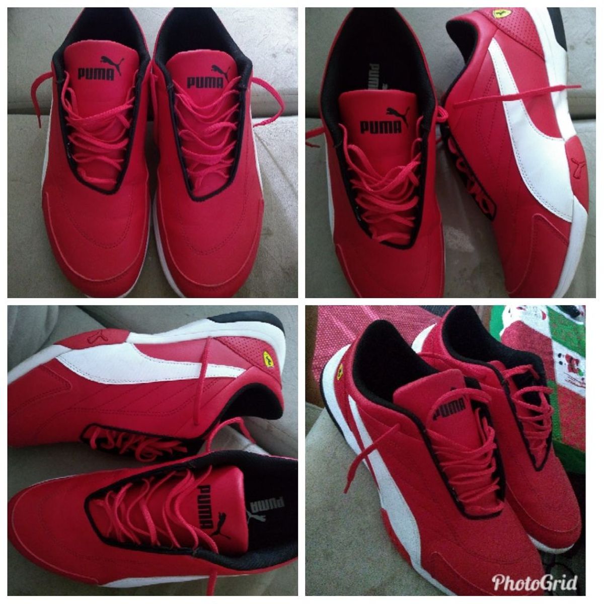 tênis puma scuderia ferrari kart cat iii