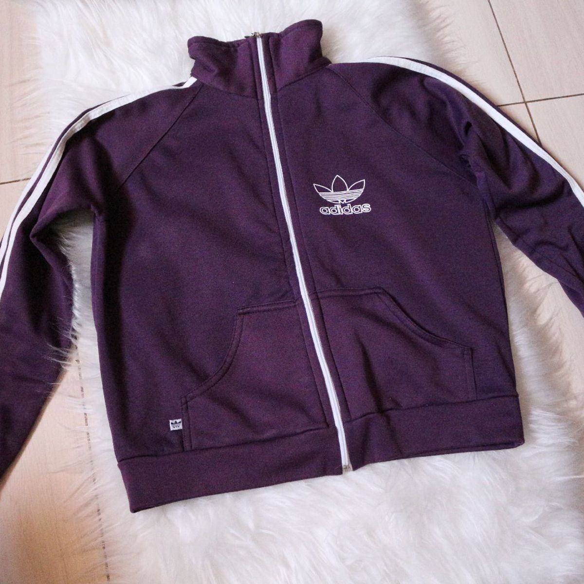 blusa de frio adidas branca