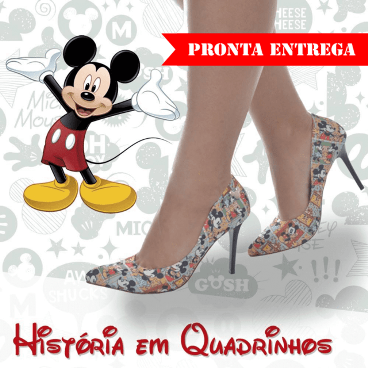 Scarpin store do mickey