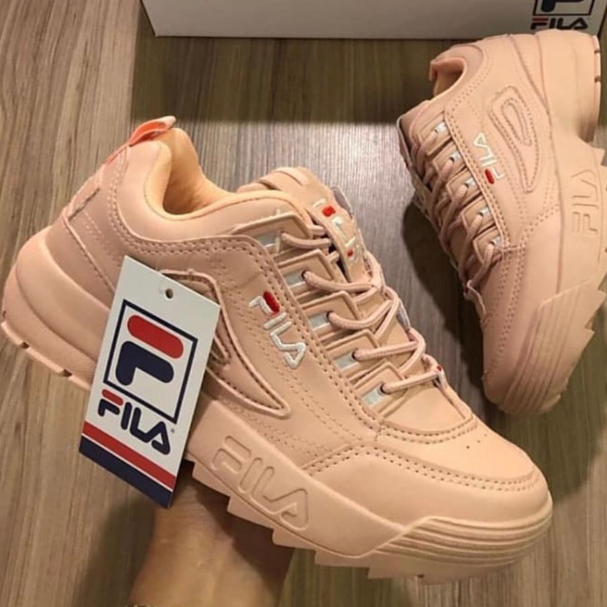 Fila rosa hot sale bebe