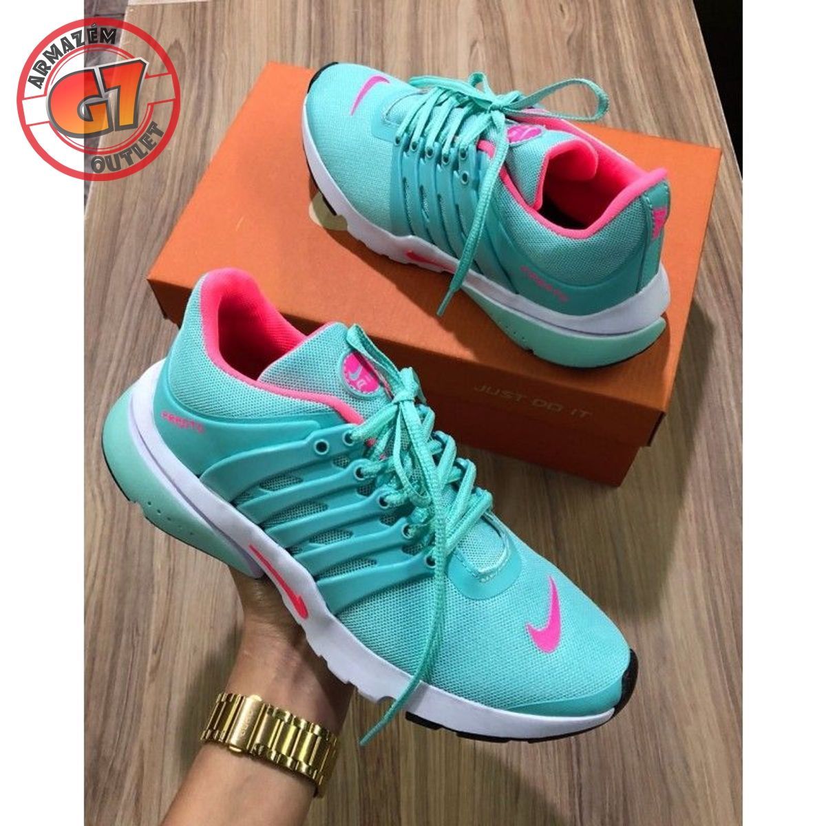 nike feminino azul bebe