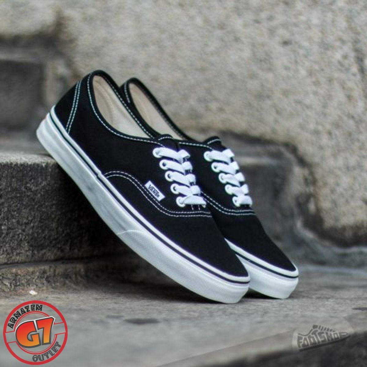 tenis vans authentic preto feminino