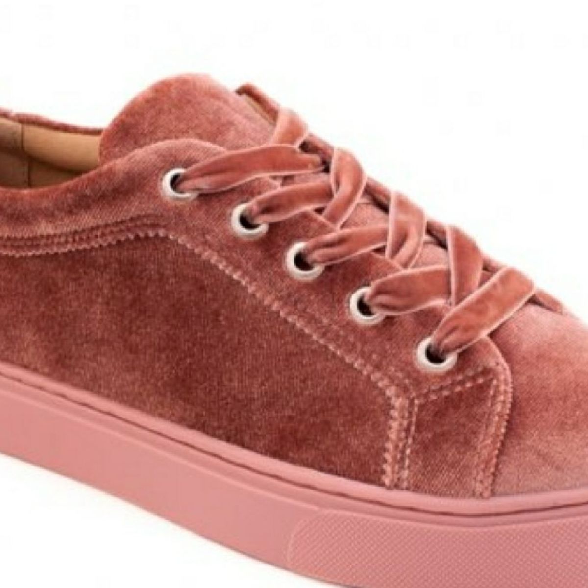 tenis anacapri veludo rosa