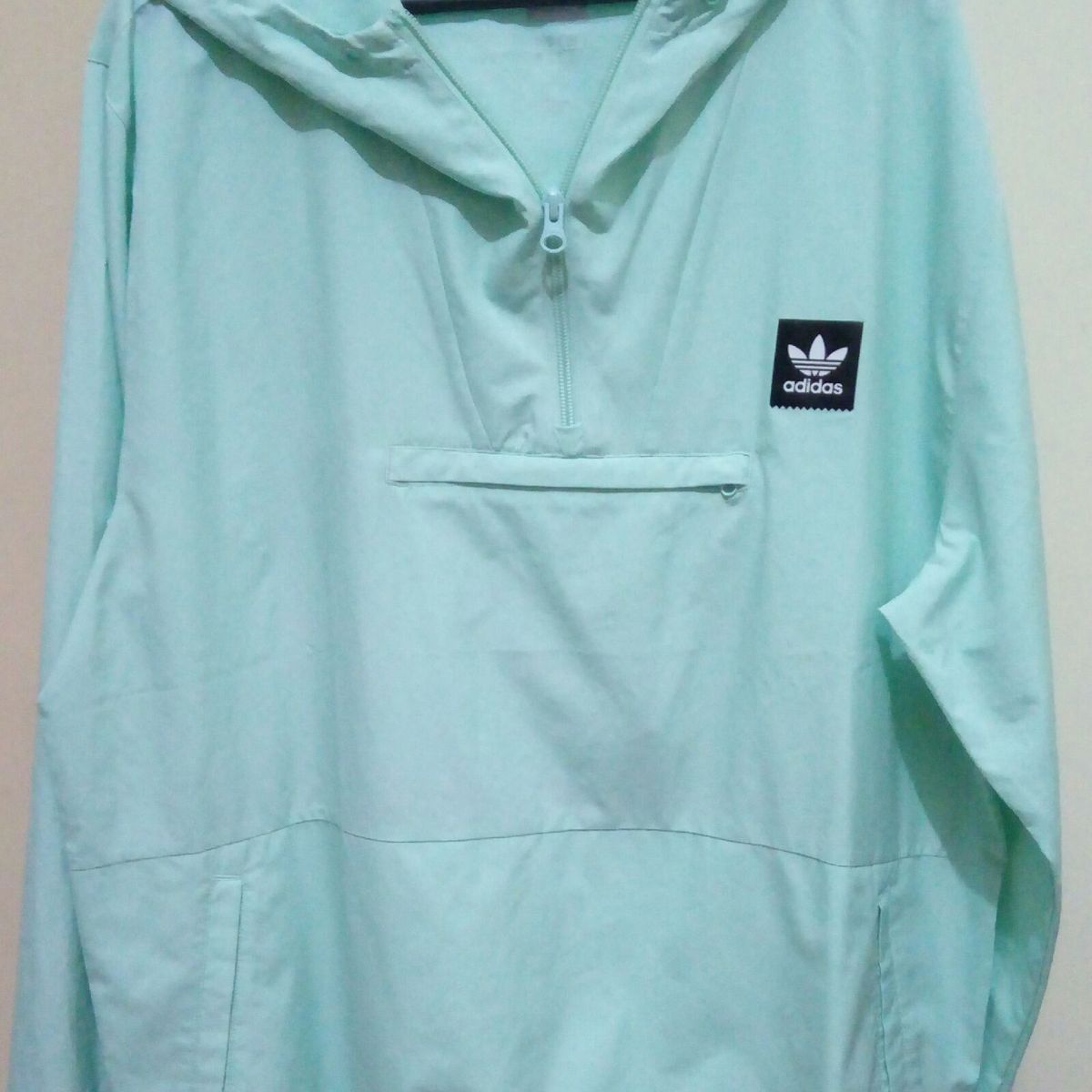 casaco adidas verde agua