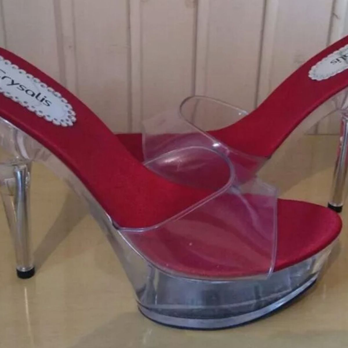 sandalia acrilico transparente crysalis