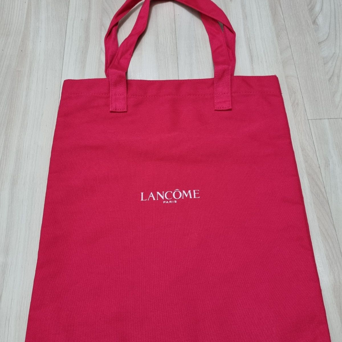 Lancome pink sales tote bag