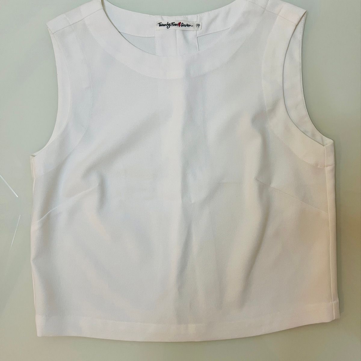 Cropped Branco, Blusa Feminina Usado 96748462