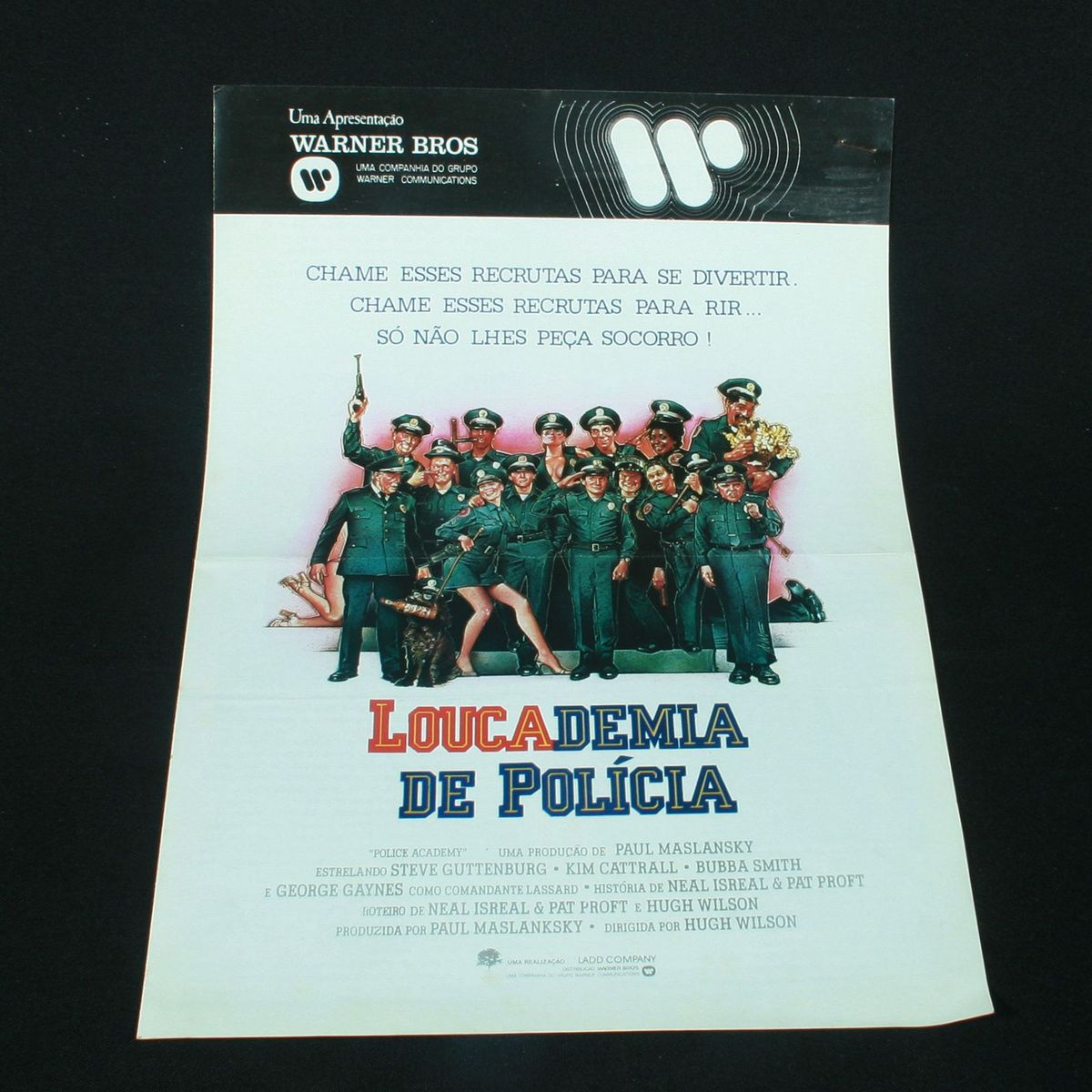 Panfleto Publicitario Do Filme Loucademia De Policia Filme E Serie Warner Bross Usado Enjoei