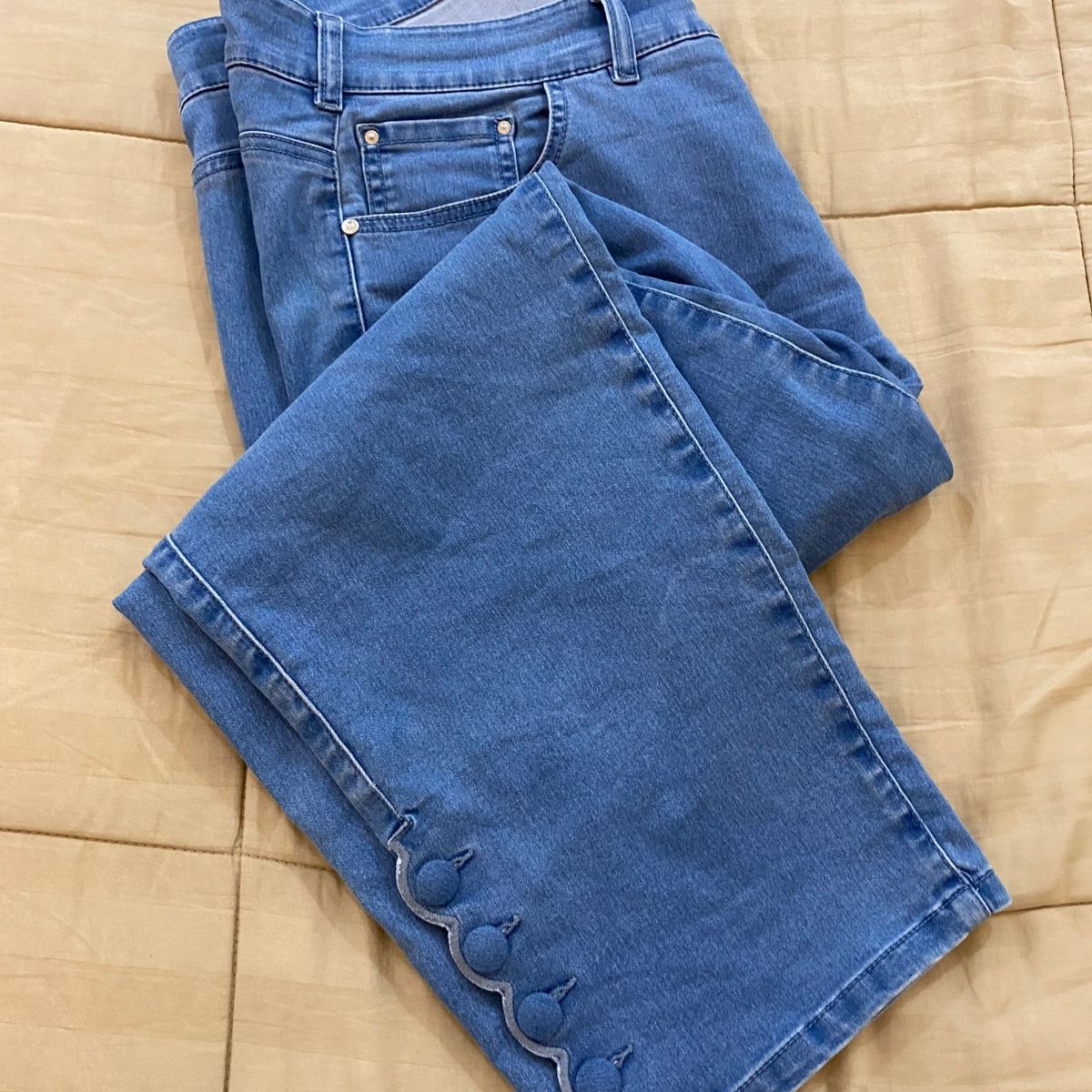 Calça Jeans Loony com Botões, Calça Feminina Loony Usado 91888191