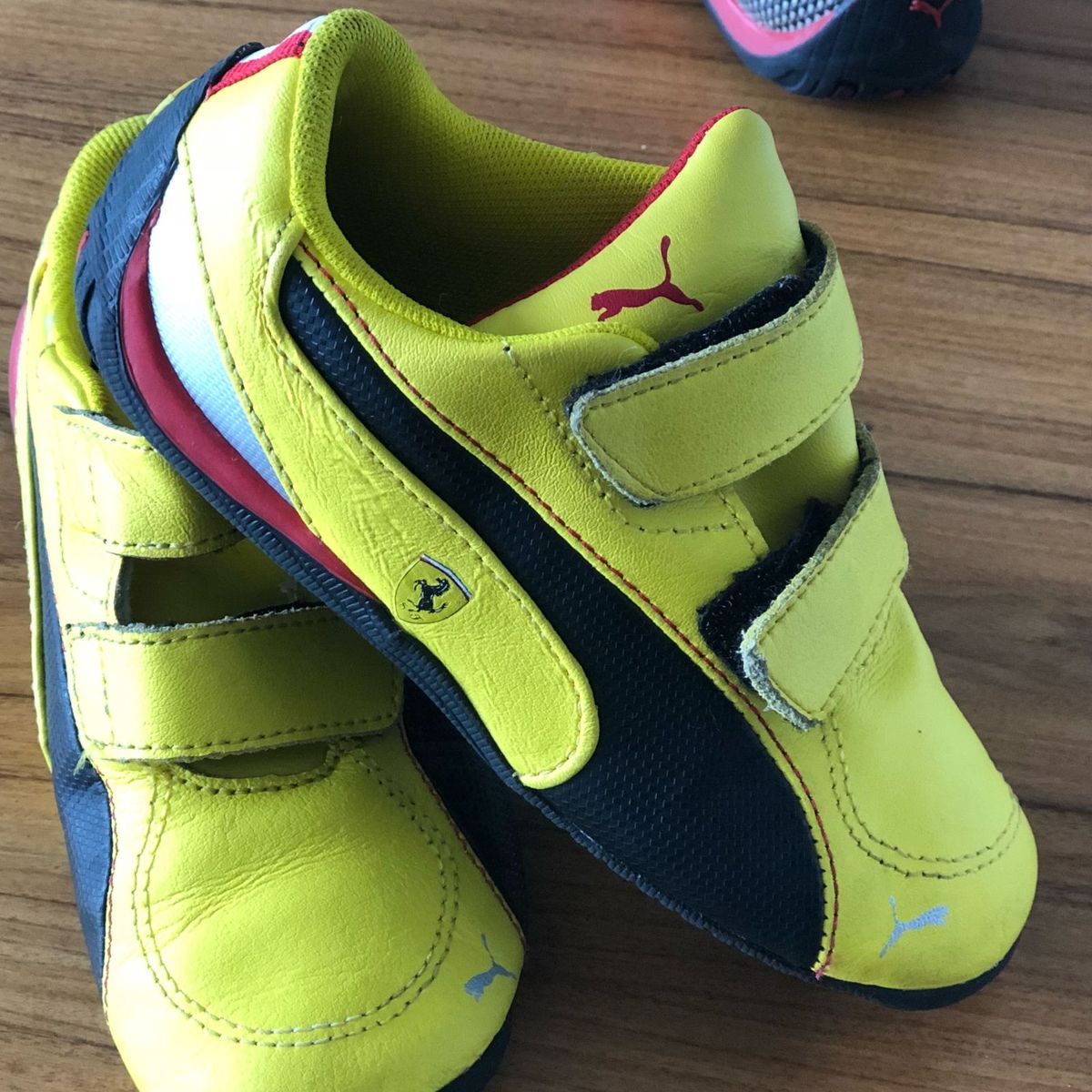 tenis puma ferrari amarelo