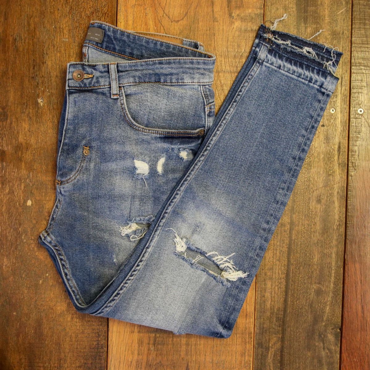 calça jeans zara masculina