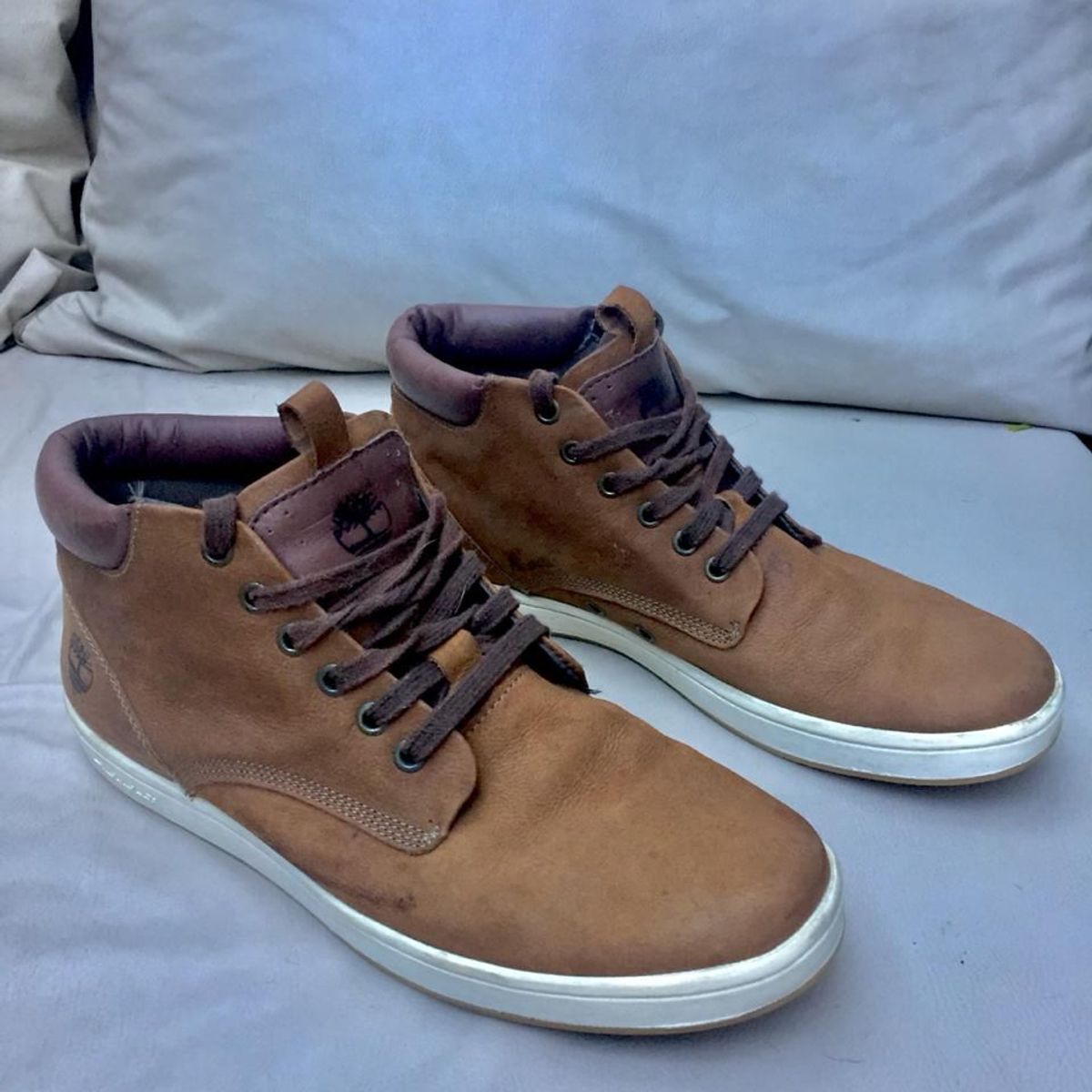 bota couro timberland ek legend os marrom