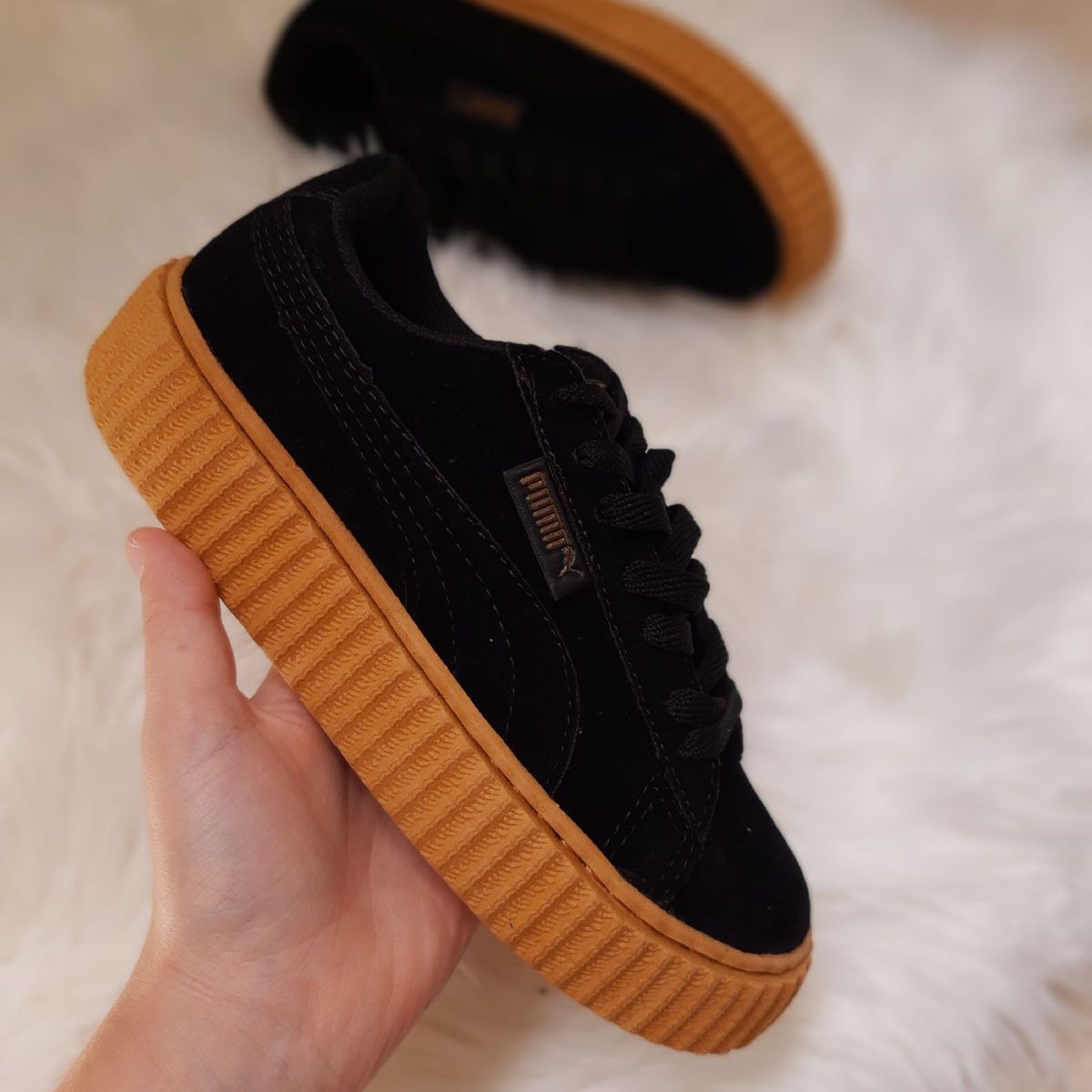 tenis puma preto rihanna