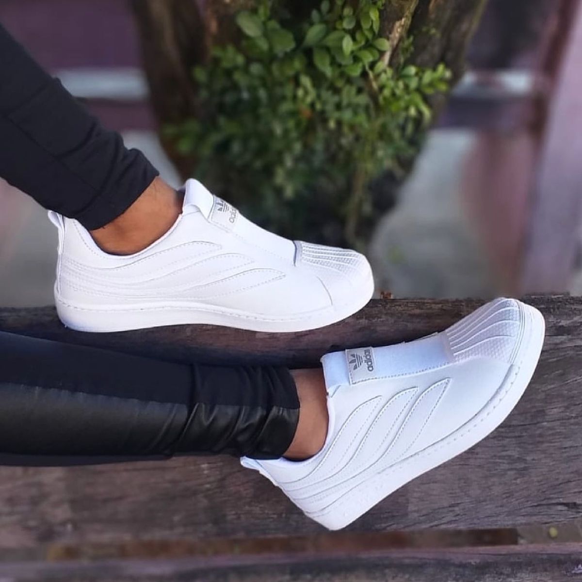 tenis slip adidas feminino