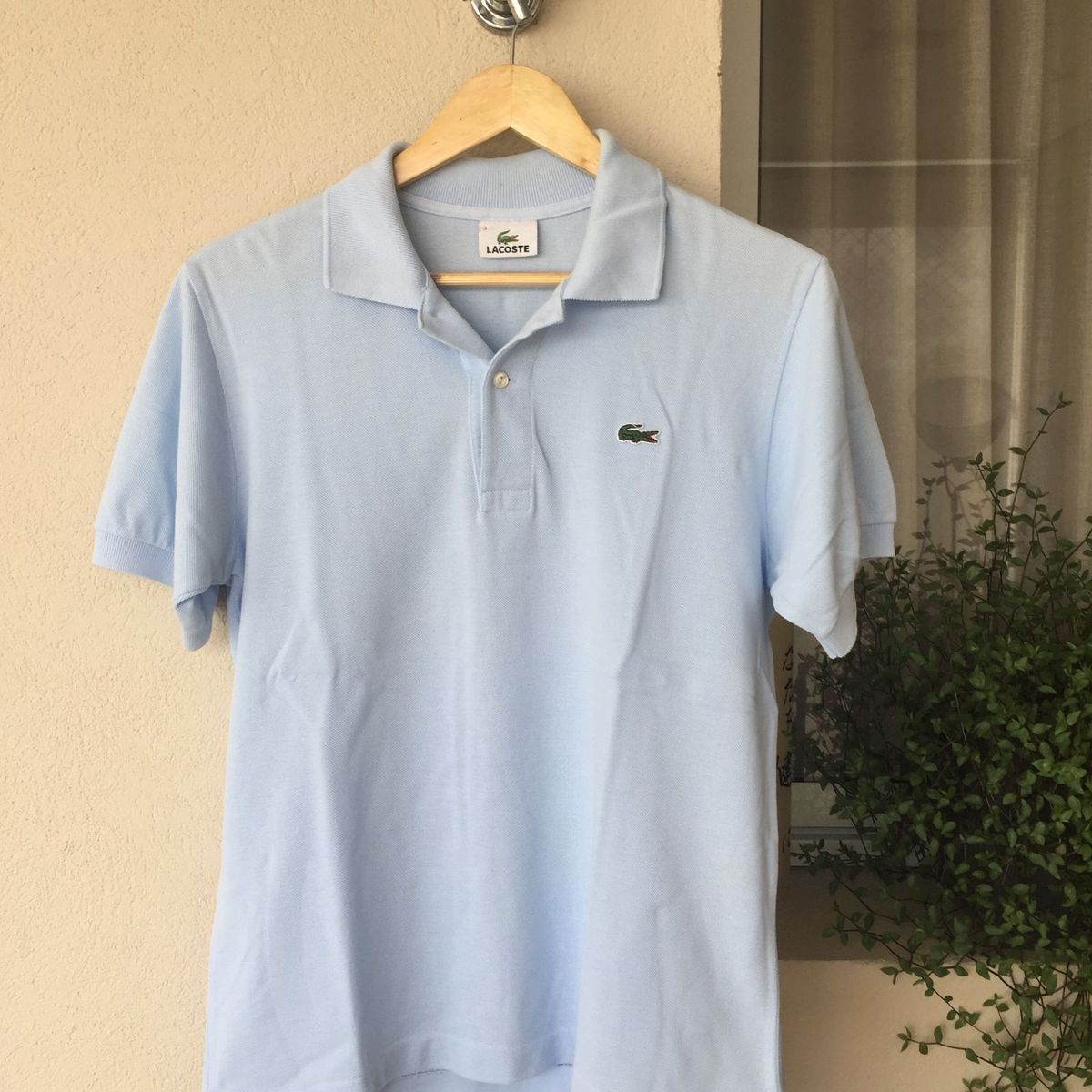 Camisa Polo Lacoste Azul Bebe Camisa Masculina Lacoste Usado Enjoei