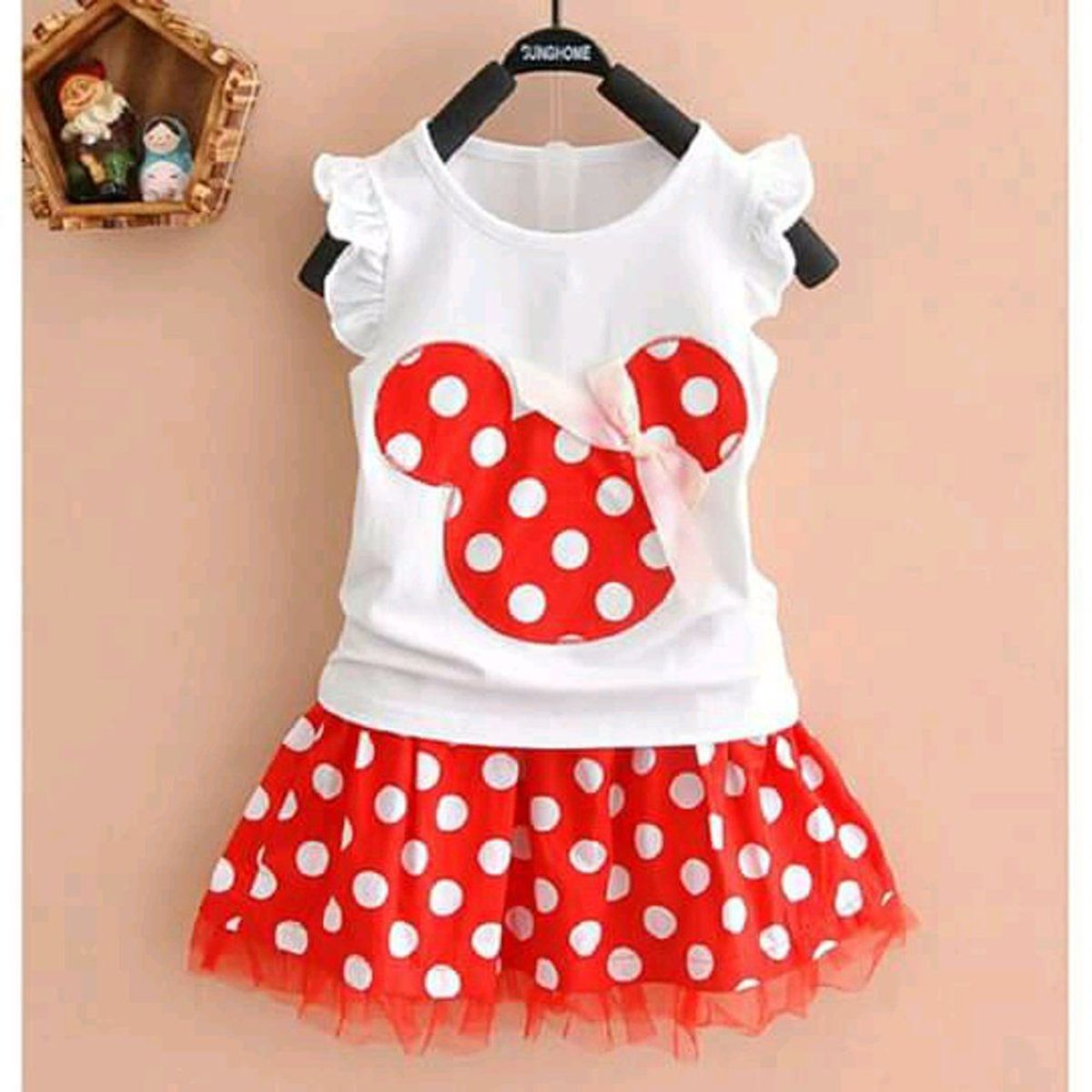 roupa infantil da minnie