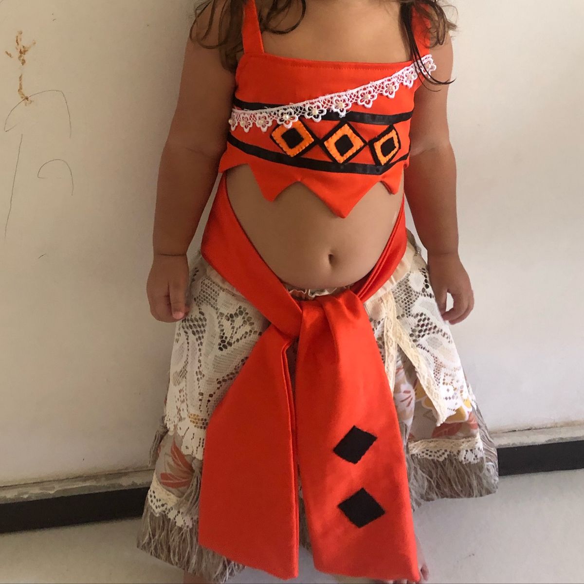 Fantasia de Moana, Roupa Infantil para Menina Usado 53803769