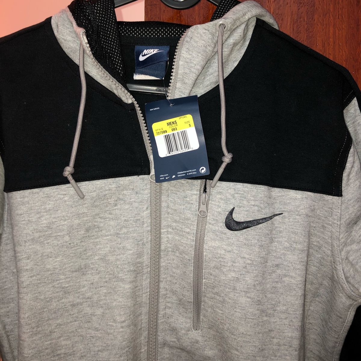 casaco de moletom nike