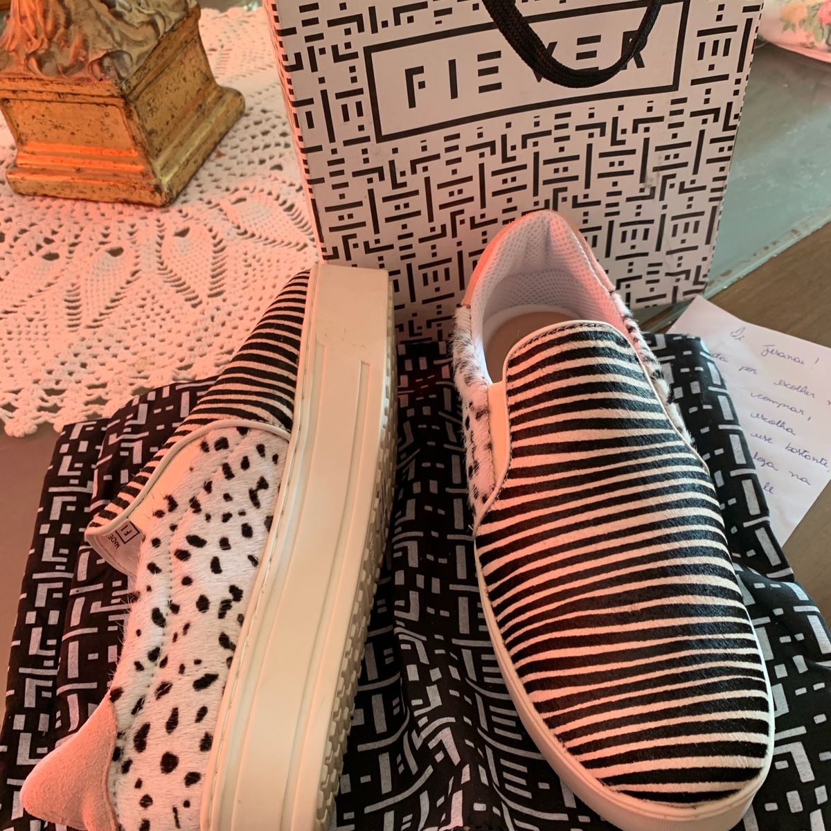 tenis fiever animal print