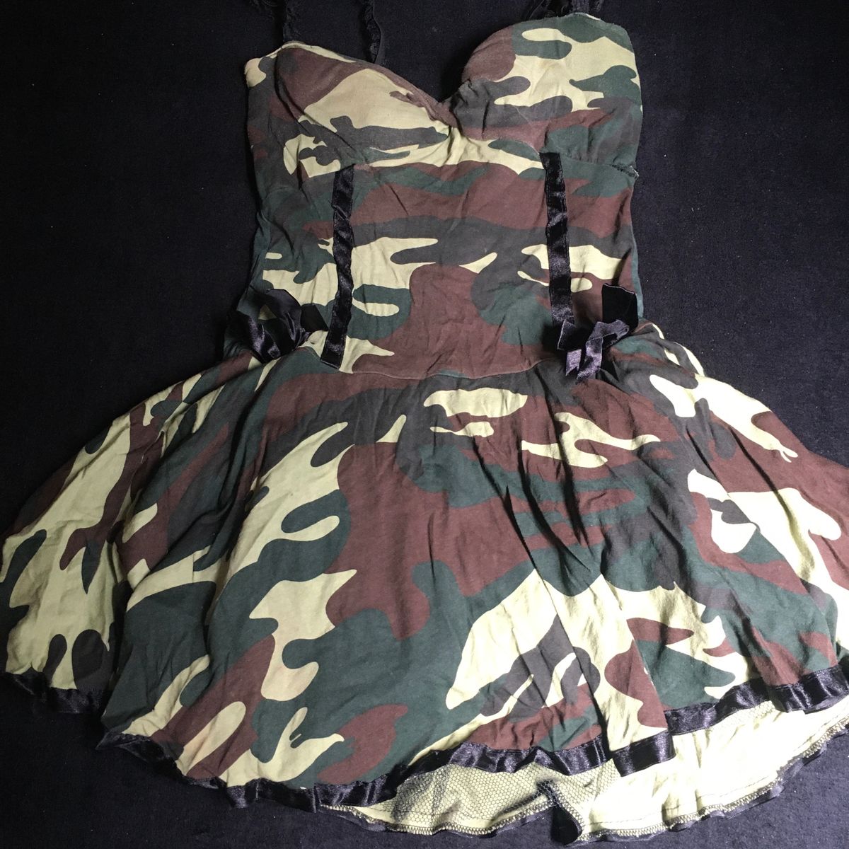 Vestido best sale exercito feminina