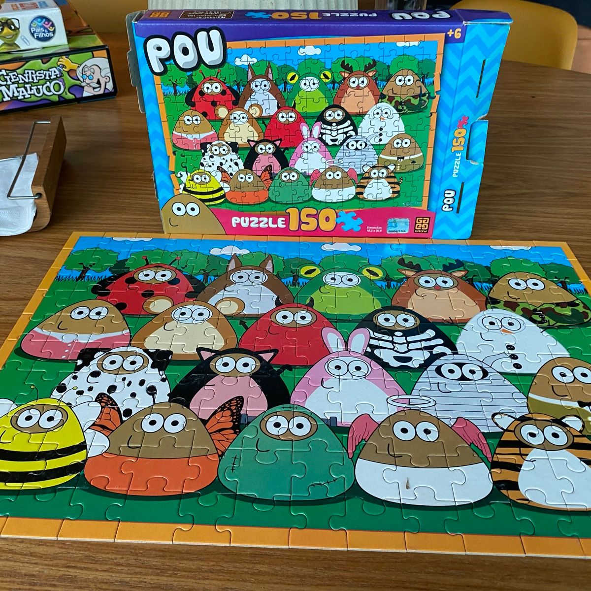 Quebra Cabeça 150 Peças Pou | Grow Usado 99490983 | enjoei