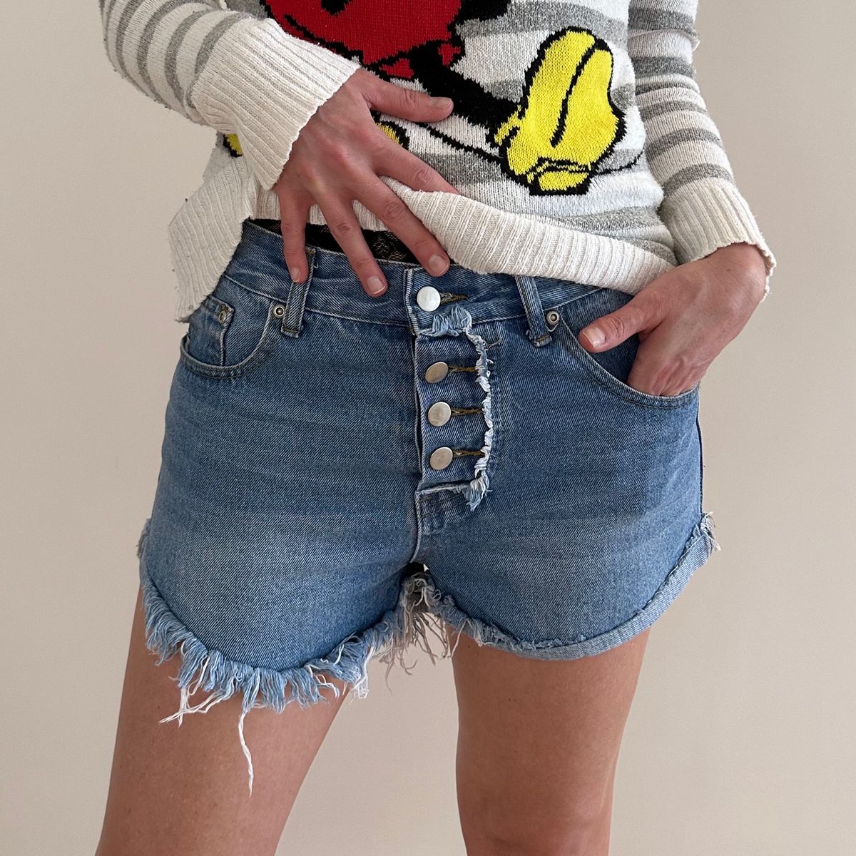 Shorts Jeans Boohoo, Shorts Feminino Boohoo Usado 95216092