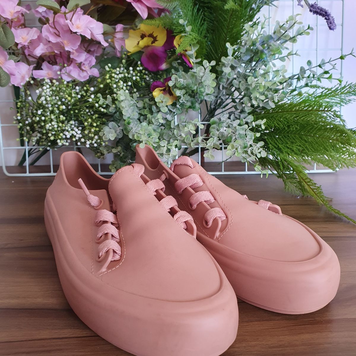 Tenis Melissa Ulitsa Sneaker Rosa Nude Fosco N 38 Melissa Usado 83151949 enjoei