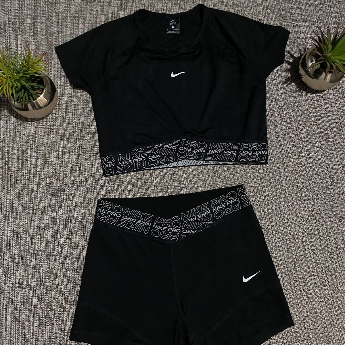 Conjunto Nike Pro, Shorts Feminino Nike Usado 90635563
