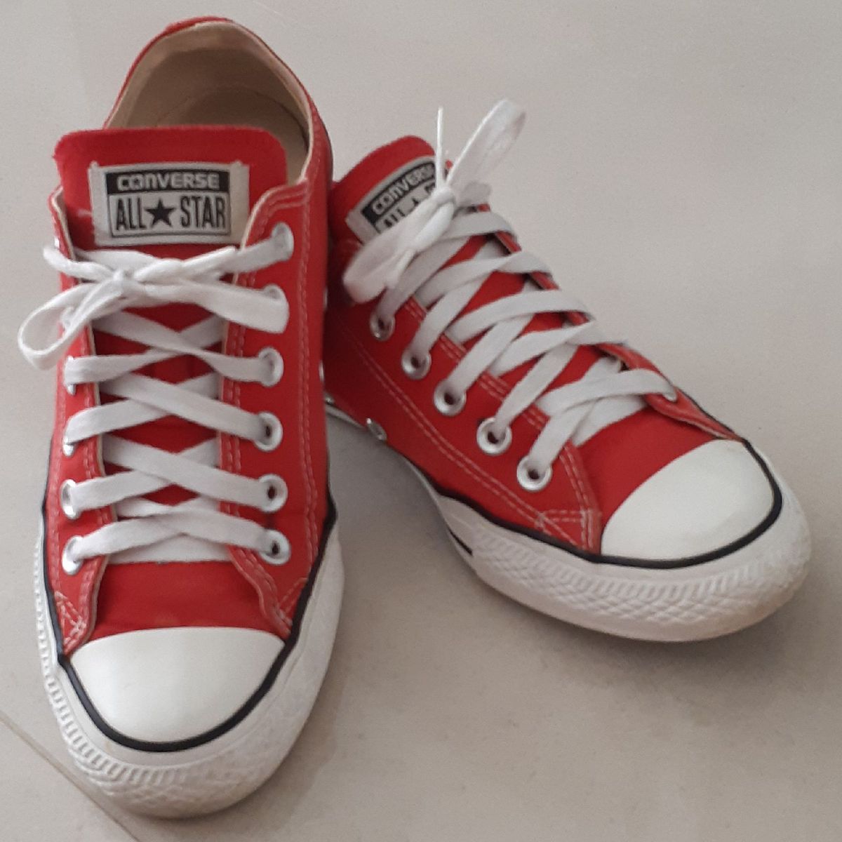 all star verniz vermelho