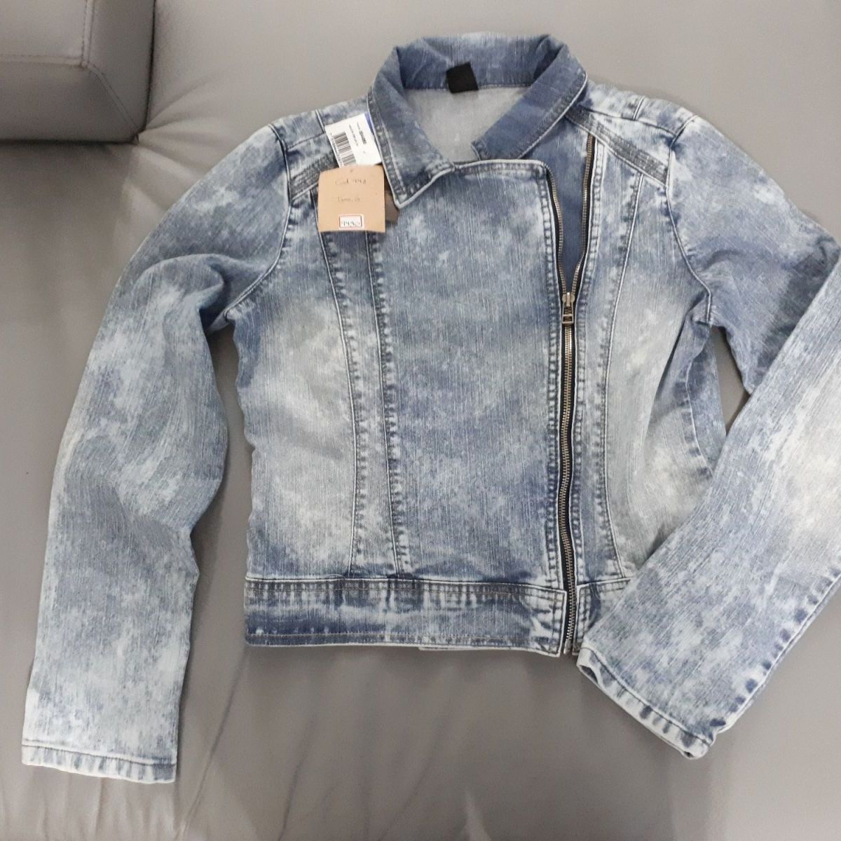 jaqueta jeans feminina bivik