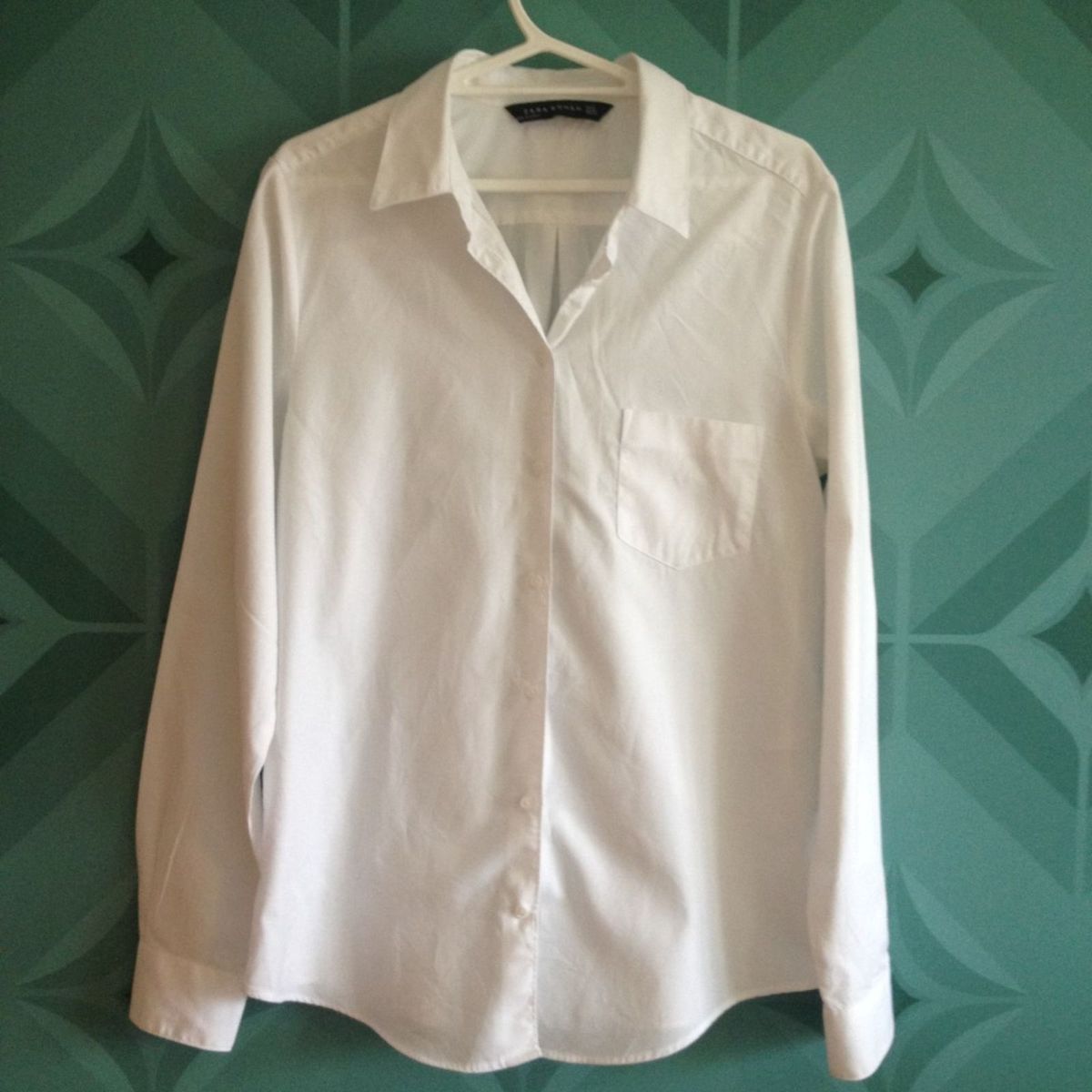 camisa branca feminina zara