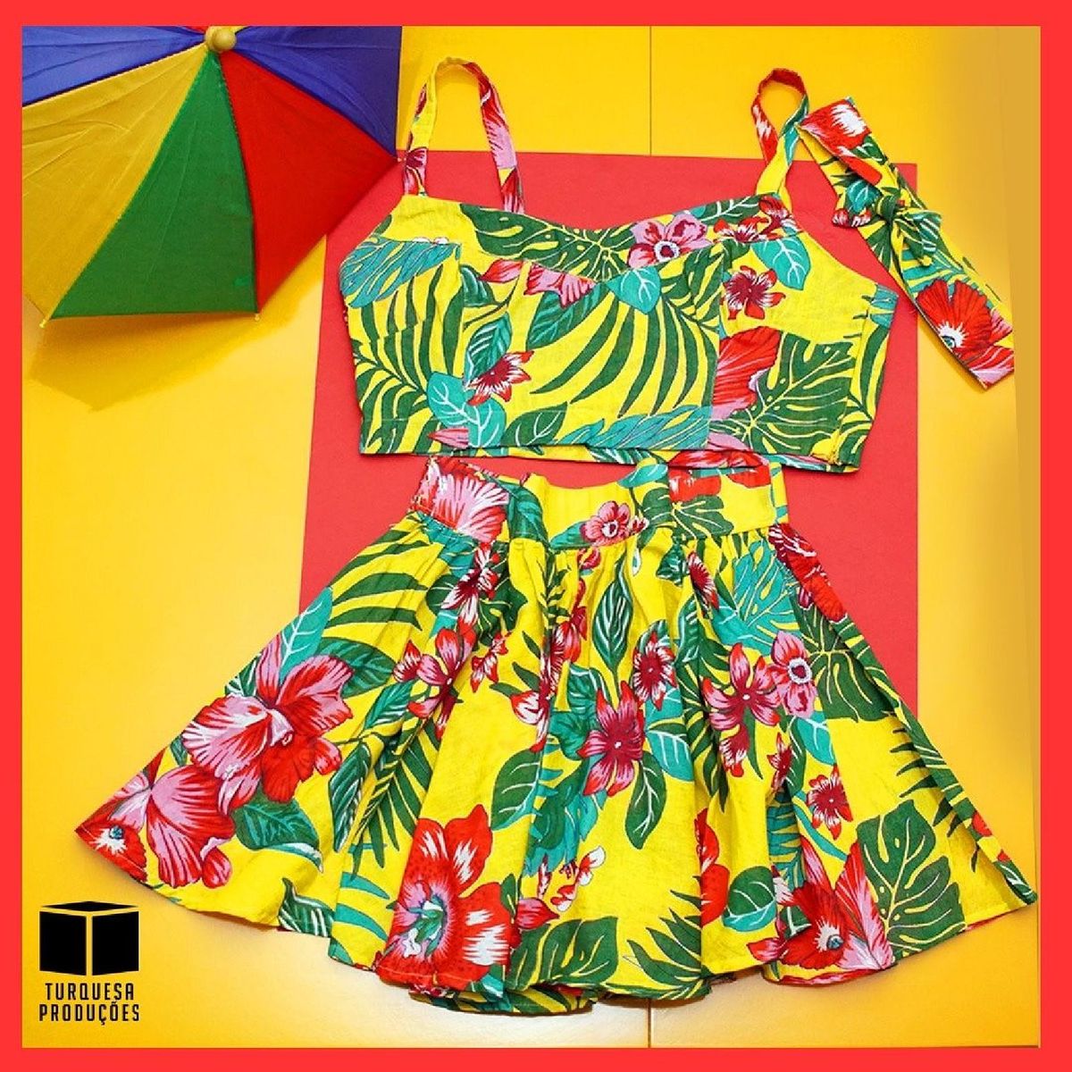 Roupa de best sale chita carnaval