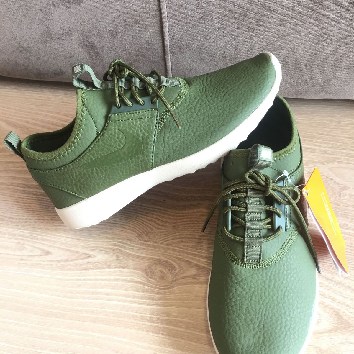 tenis nike verde militar