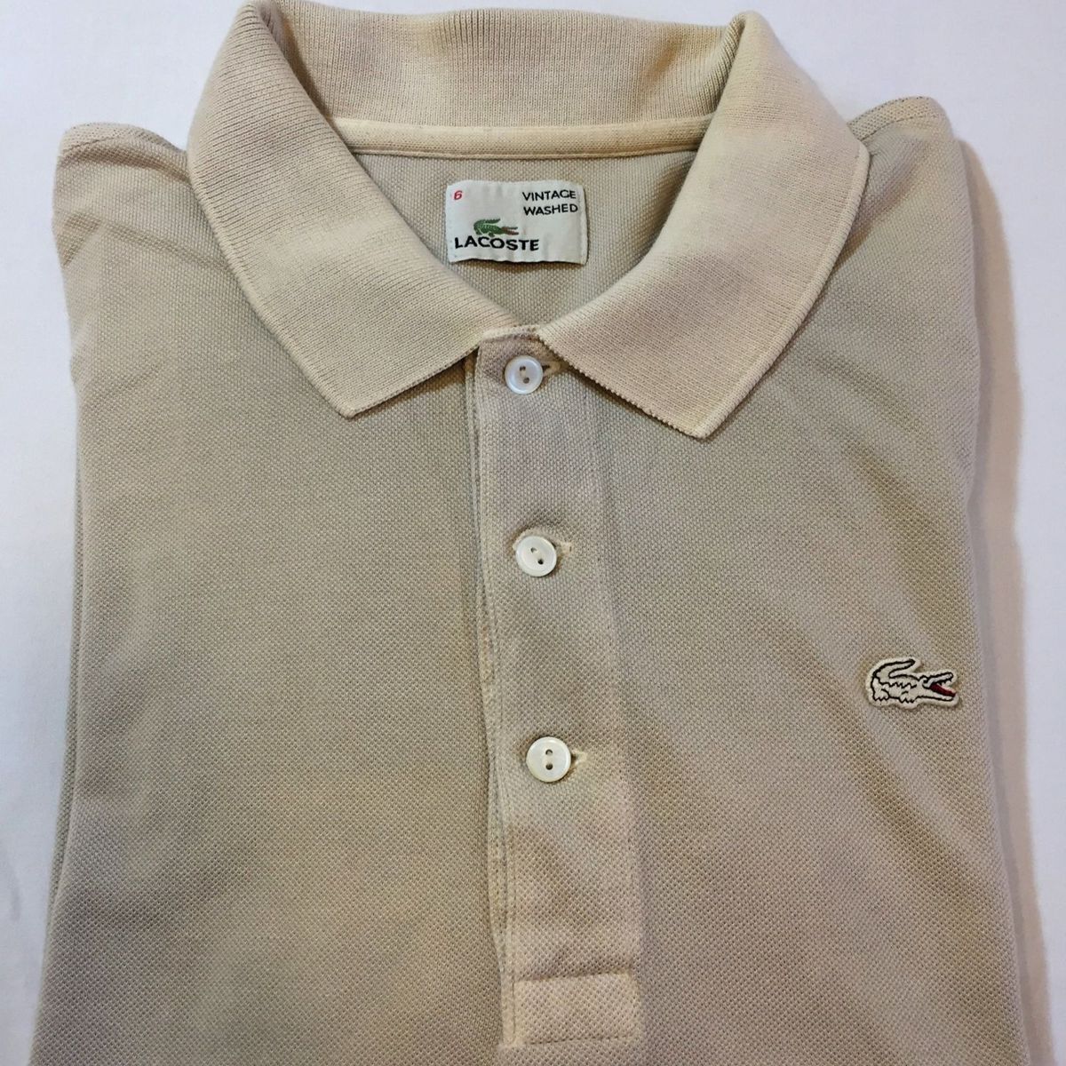 Lacoste vintage shop washed