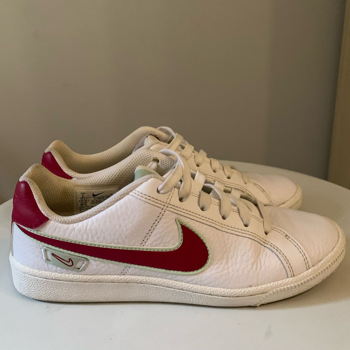 Nike court royale hot sale branco e vermelho