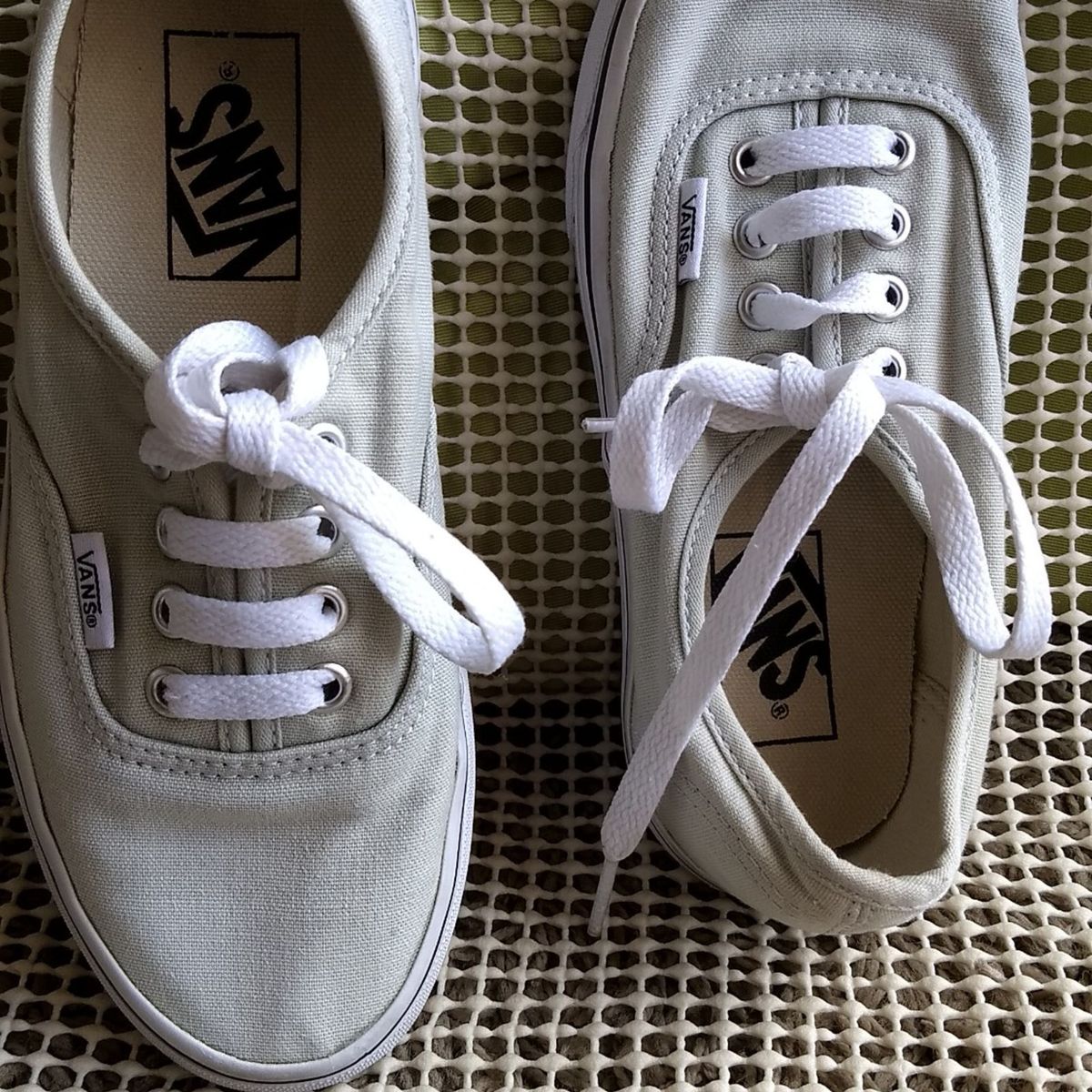 tenis vans cinza claro