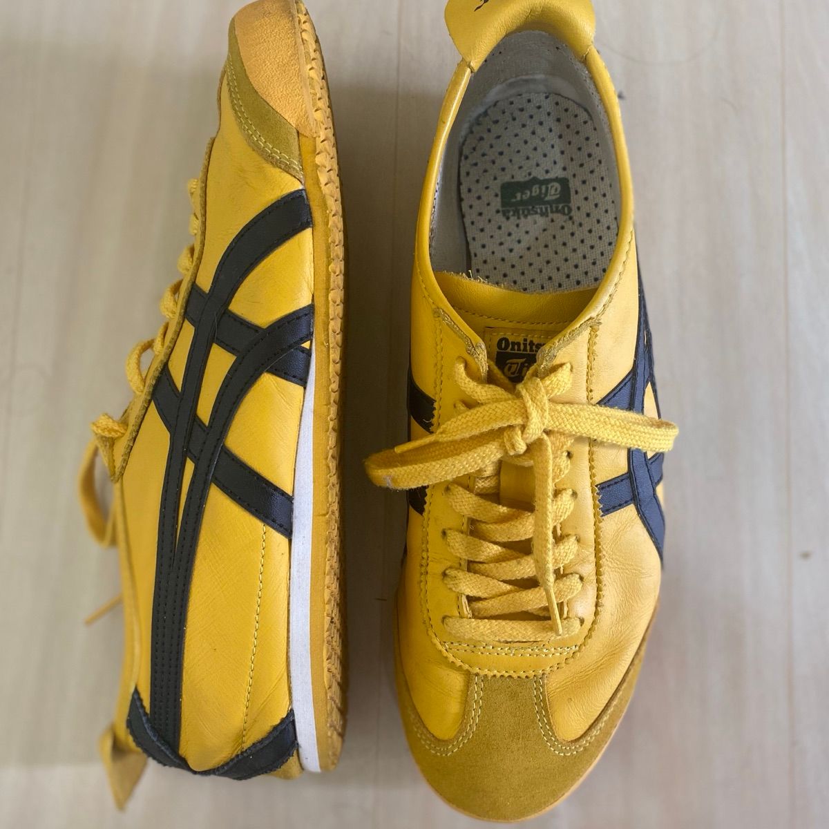 Asics tiger hot sale amarelo