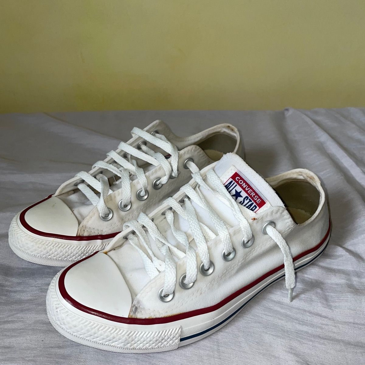 Tênis All Star Branco Cano Baixo, Tênis Feminino All Star Usado 87026269