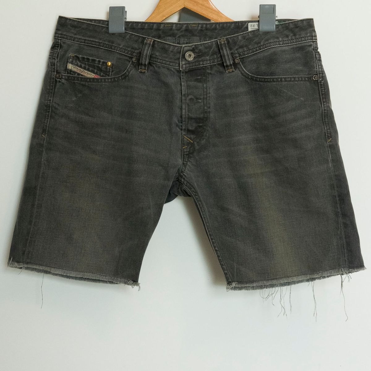 bermuda jeans diesel masculina