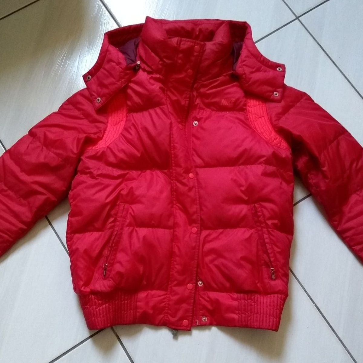 jaqueta pena de ganso nike feminina