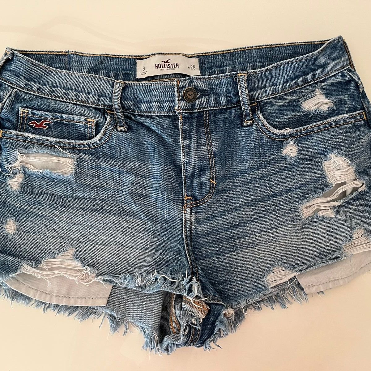 Short Jeans Hollister  Shorts Feminino Hollister Usado 88025427