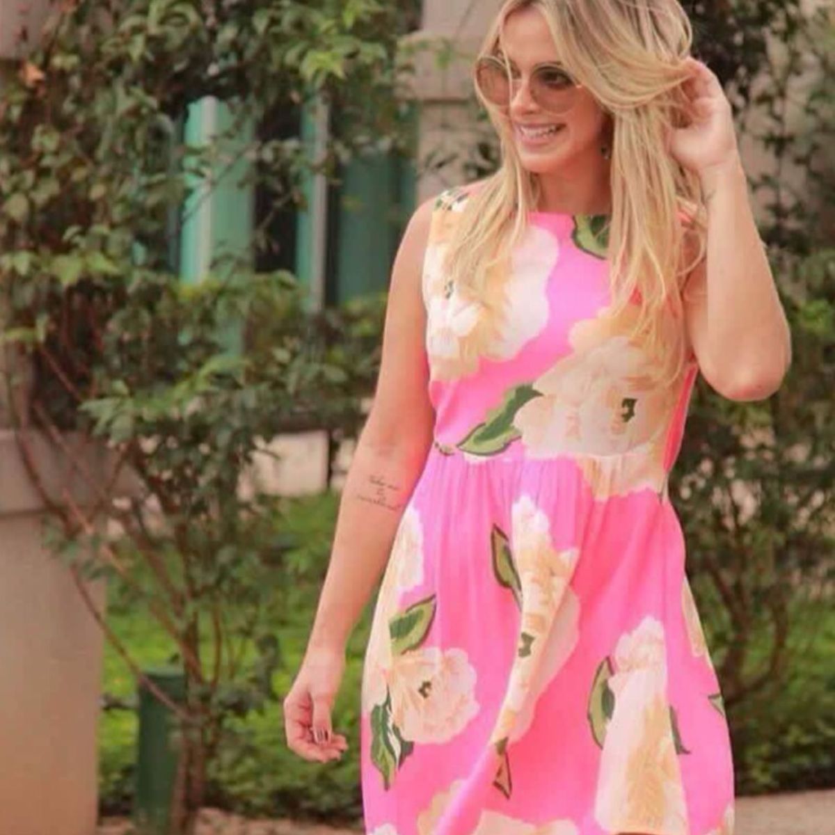 vestido farm roda saia